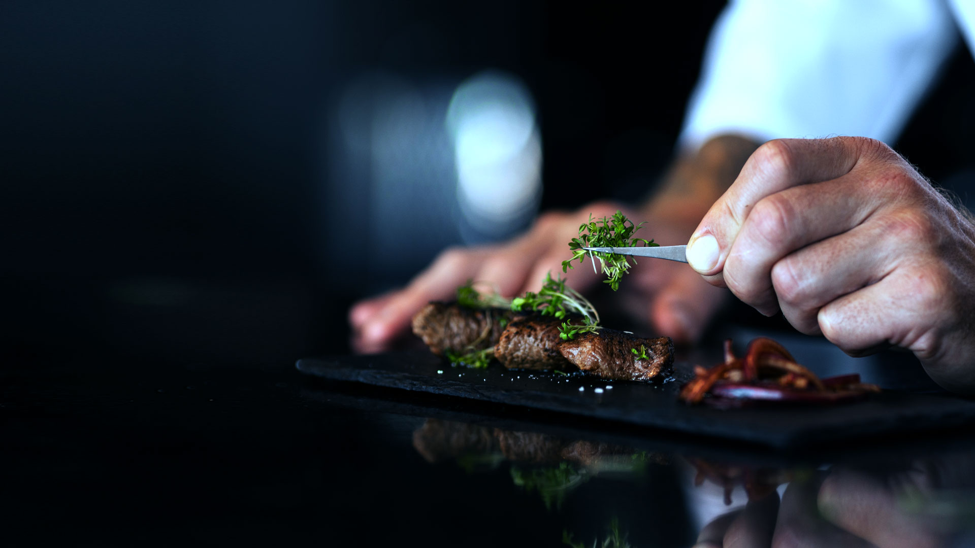 Hero banner highlighting hospitality standards